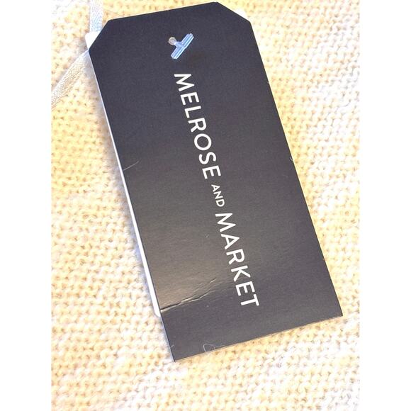 Melrose And Market NWT Open Front Cardigan L Cream Oversized Lagenlook Sweater - Picture 6 of 8